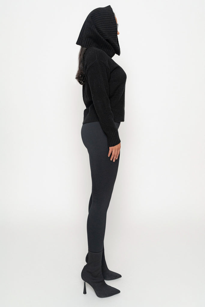 Black Essential High-Waist Leggings
