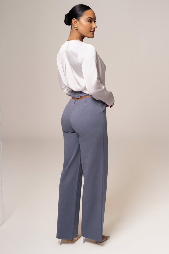 Denim Status Belted Pants