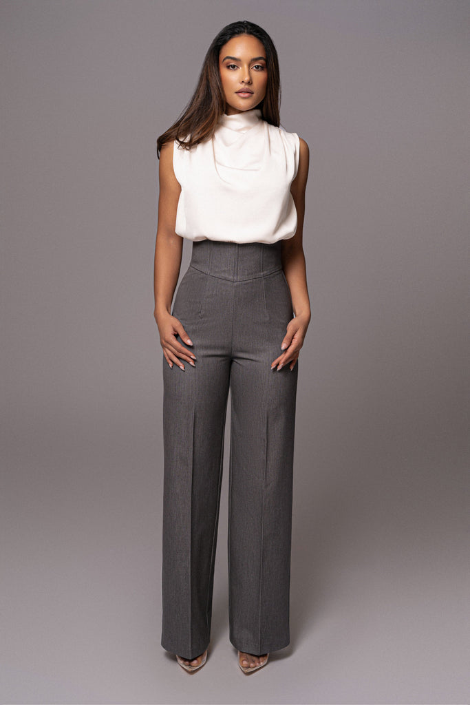 Grey Novena Woven Pants