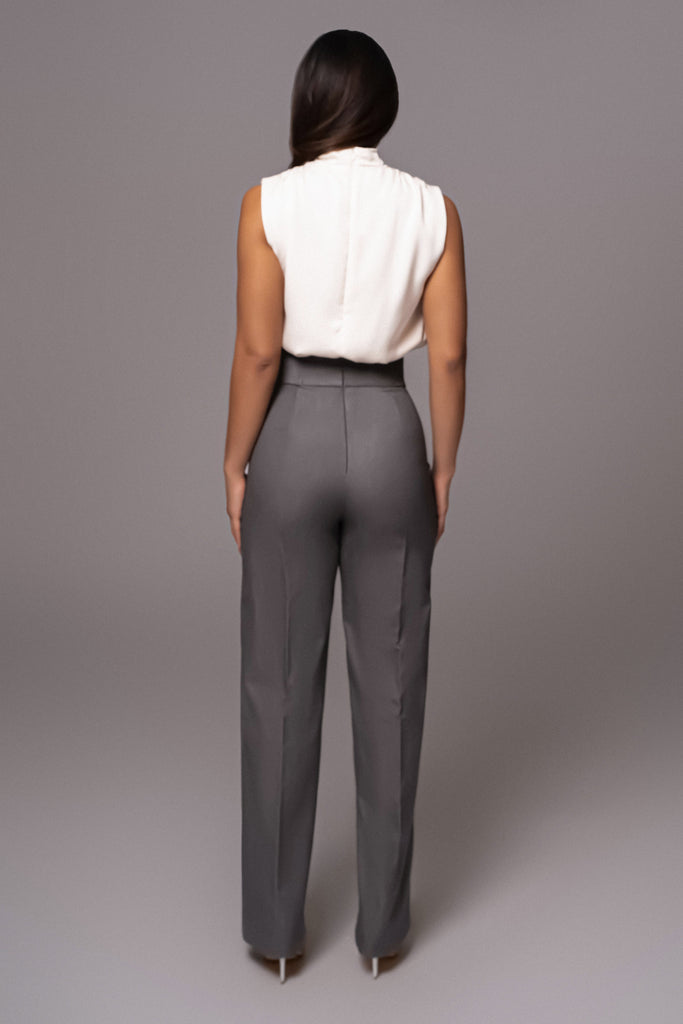 Grey Novena Woven Pants