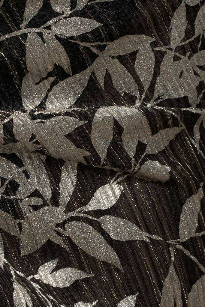 Black Positano Printed Sarong Skirt