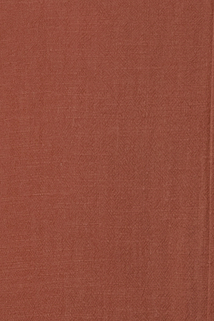 Terra Cotta Dreamland Linen Skirt