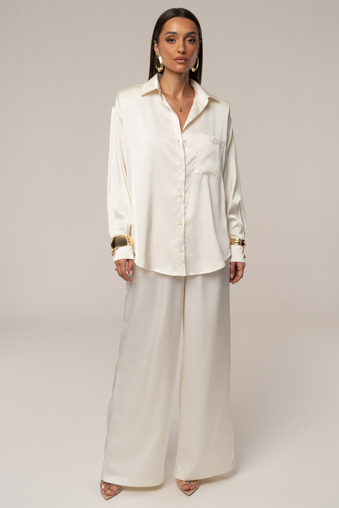 Ivory Sunny Day Drawstring Pants